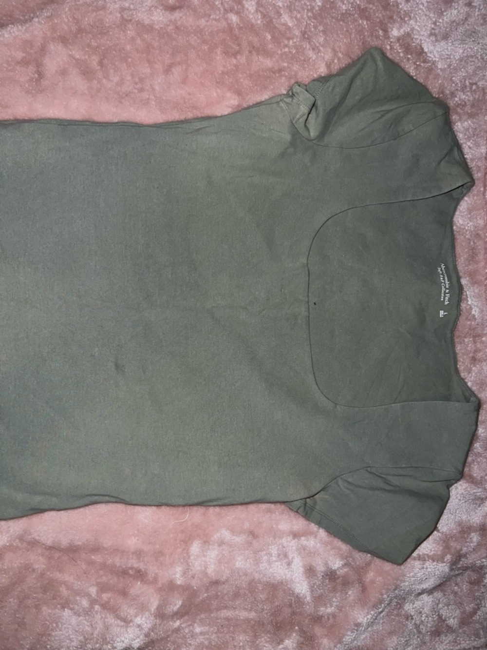 Abercrombie & Fitch Olive Green Short Sleeve Tee